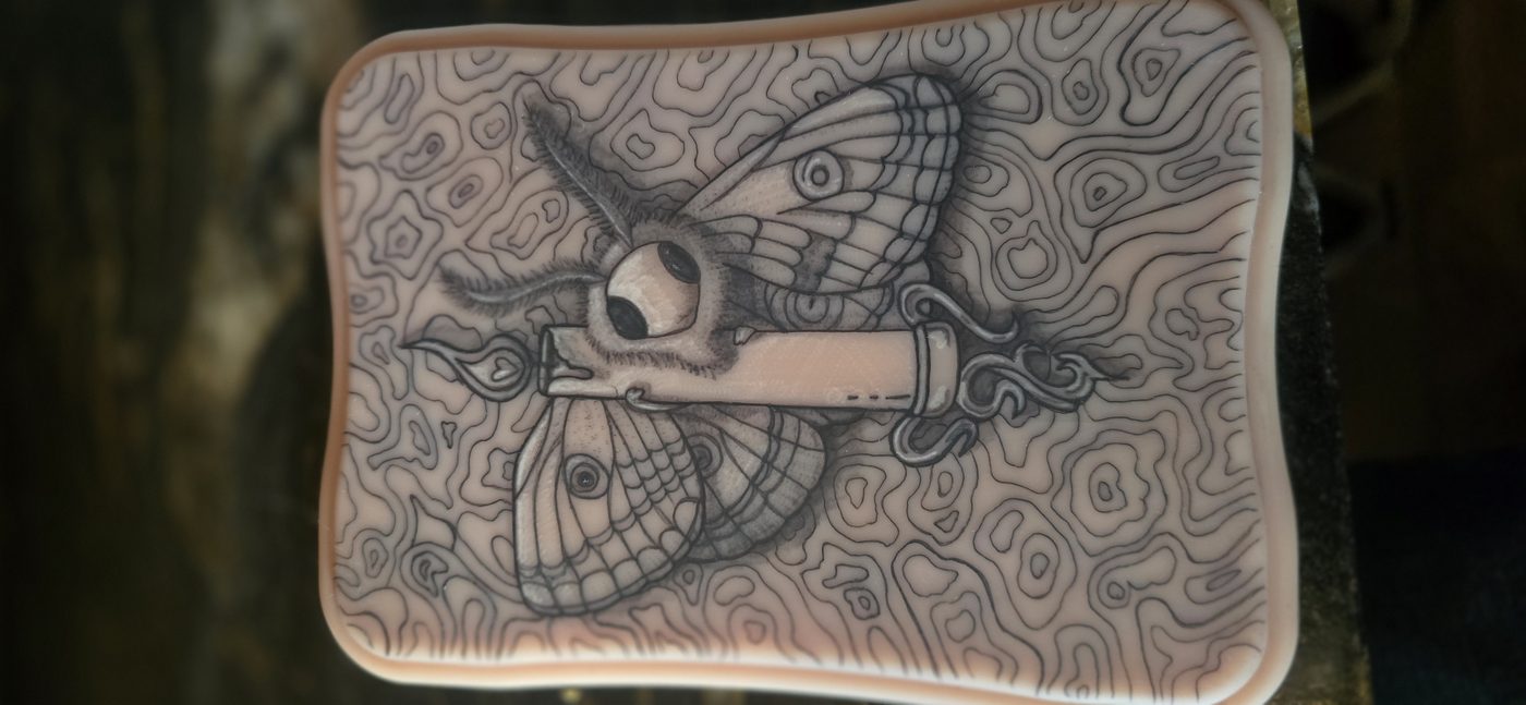 Moth and dagger